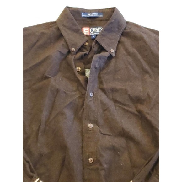 Vintage Chaps Ralph Lauren Long Sleeve Aztec Western Shirt Men's Size Large - Picture 3 of 8